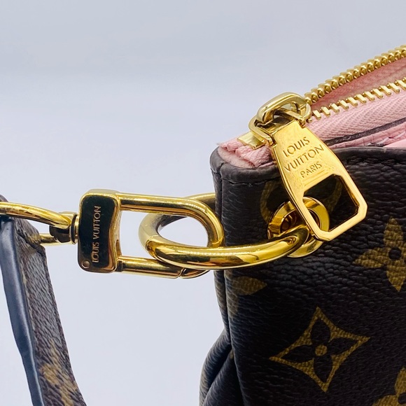 Louis Vuitton Brown and Pink Monogram Shoulder Bag - Picture 13 of 16
